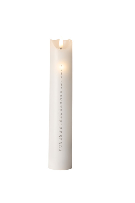 LED-kalenderlys med timer 27,5 cm